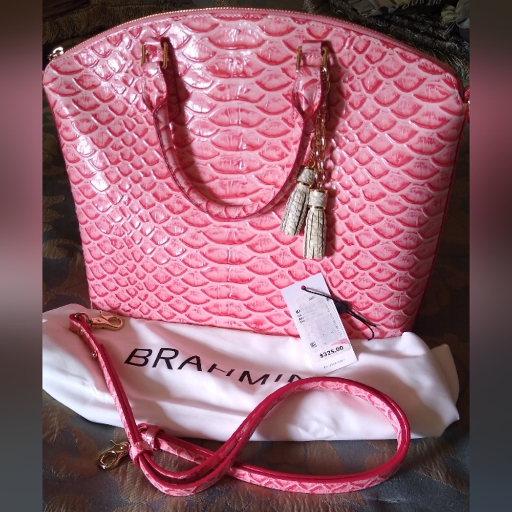 Large Duxbury Brahmin Satchel Purse